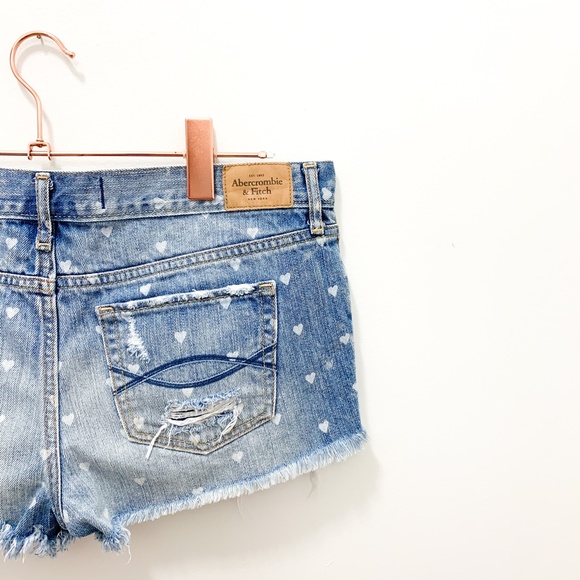 Abercrombie & Fitch Blue Jean Shorts - Picture 6 of 8